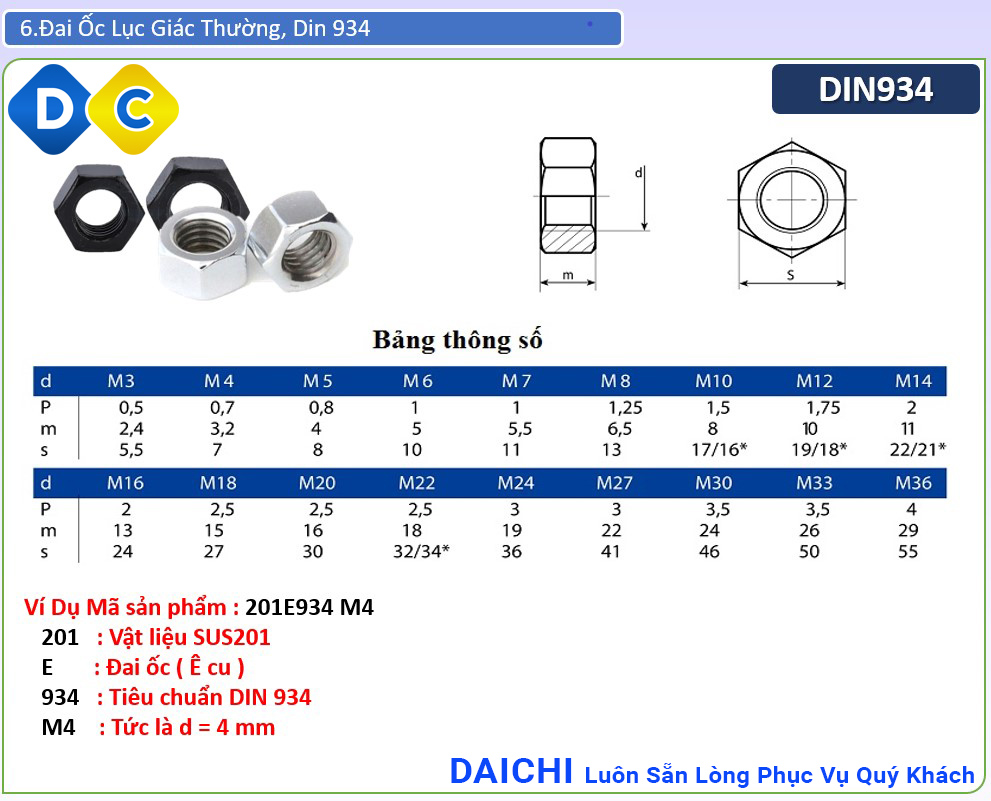 ecu lục giác thường