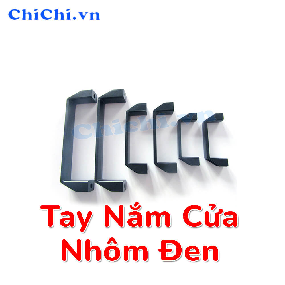 Tay nắm cửa nhôm đen